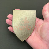 18th Military Police Brigade Display Insignia dimensional wall piece shown in hand