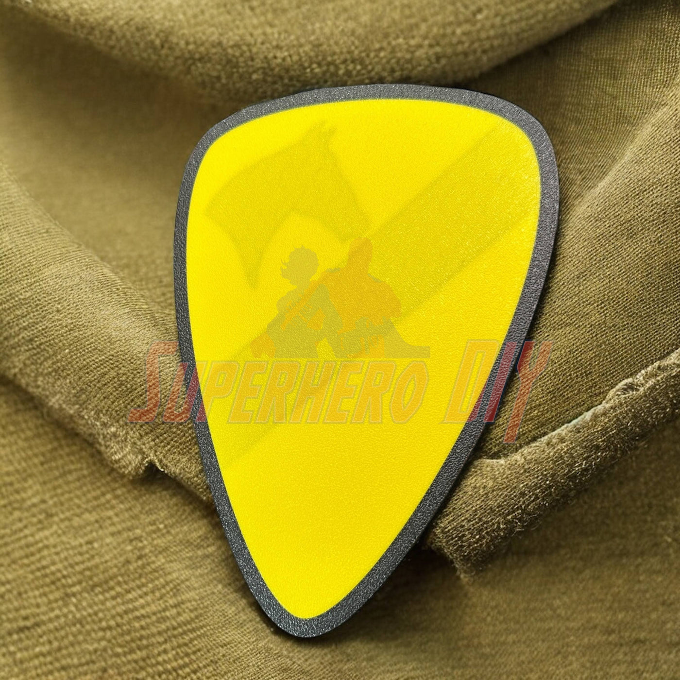 1st Cavalry Division Display Insignia on fabric background, military decor for shop, office, or game room.