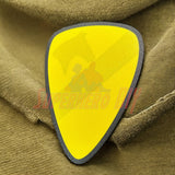 1st Cavalry Division Display Insignia on fabric background, military decor for shop, office, or game room.