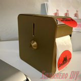 2” Label Dispenser with removable cover | 3D-printed sticker label holder - Superhero DIY