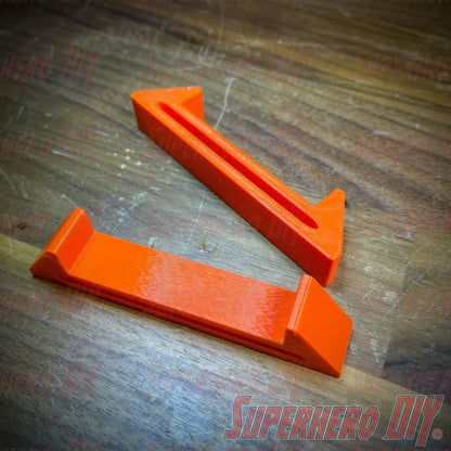 2-PACK Vertical Stand for XBox One X | Keep your XBOX One X upright and save space with this vertical stand | Feet for XBOX - Superhero DIY