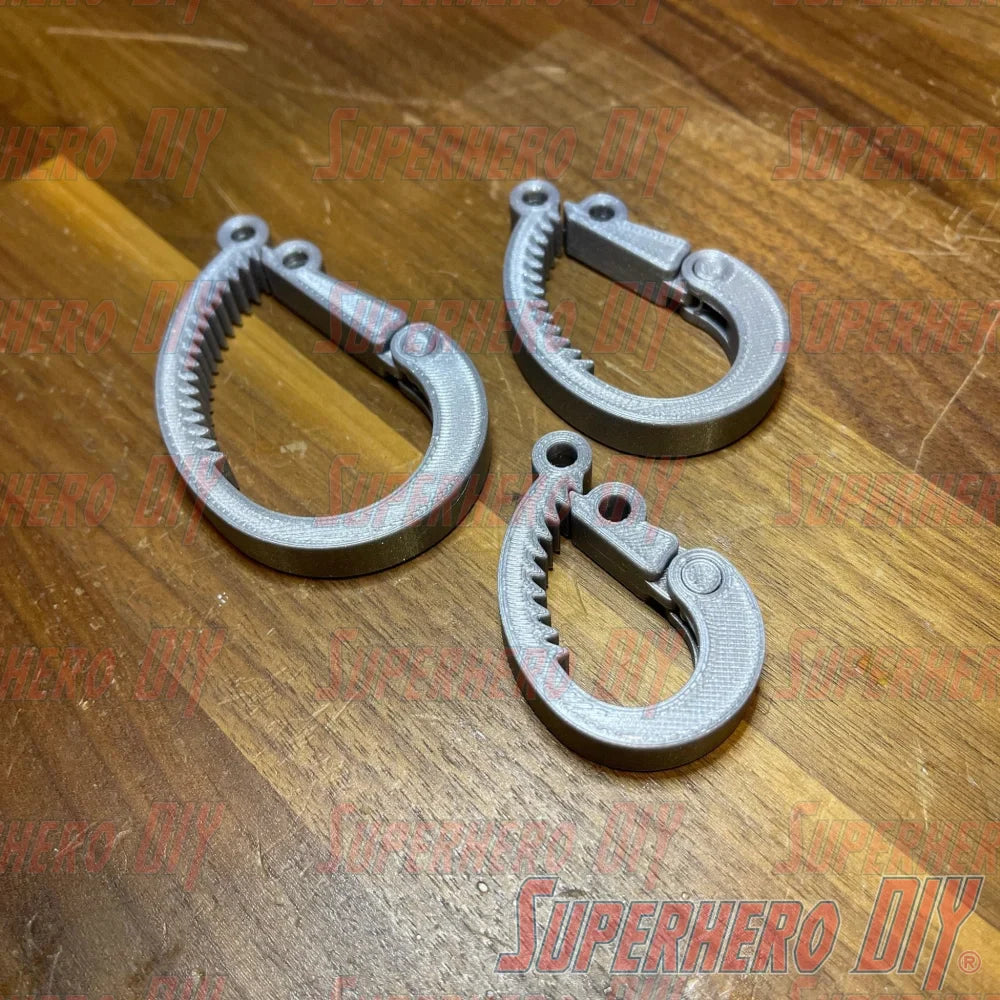 3-PACK Cable Ratchets | SUPER COOL 3D-printed Ratchet Cable Clamp Organizers! Get your cords in order with these ratchet-style cord wraps - Superhero DIY