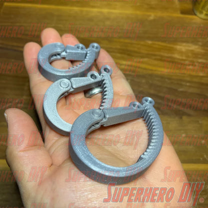 3-PACK Cable Ratchets | SUPER COOL 3D-printed Ratchet Cable Clamp Organizers! Get your cords in order with these ratchet-style cord wraps - Superhero DIY