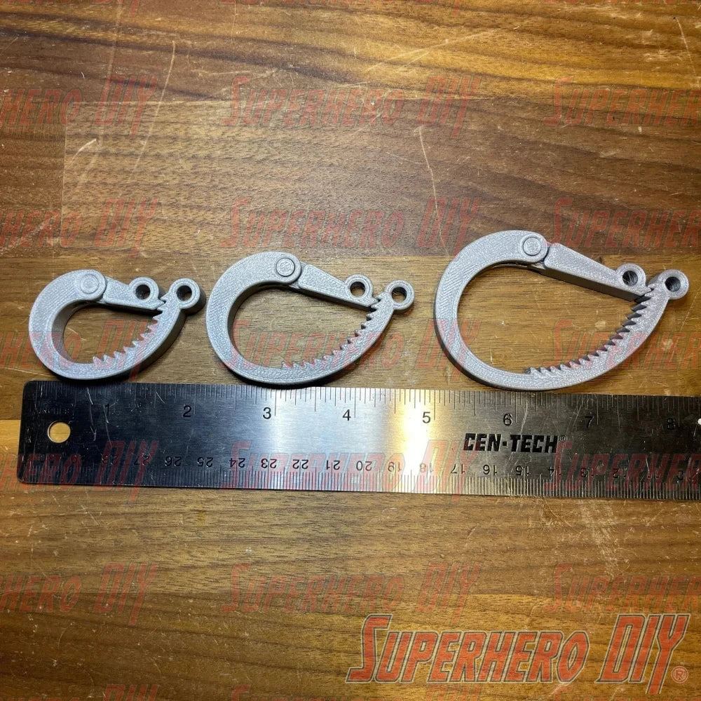 3-PACK Cable Ratchets | SUPER COOL 3D-printed Ratchet Cable Clamp Organizers! Get your cords in order with these ratchet-style cord wraps - Superhero DIY