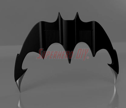 3D-PRINTABLE | 89 Batarang STL file for 3D printing, inspired by 1989 Dark Bat guy prop, dual-sided model