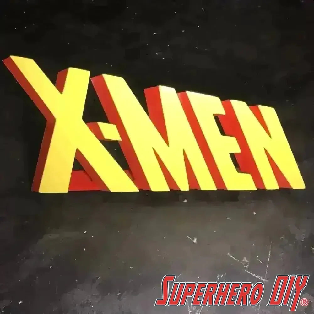 3D-PRINTABLE Classic X-Men Comic Logo | Free-standing 3D X-MEN logo DIGITAL STL FILE - Superhero DIY