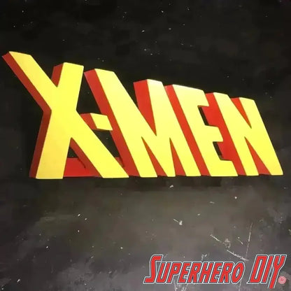 3D-PRINTABLE Classic X-Men Comic Logo | Free-standing 3D X-MEN logo DIGITAL STL FILE - Superhero DIY