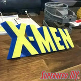 3D-PRINTABLE Classic X-Men Comic Logo | Free-standing 3D X-MEN logo DIGITAL STL FILE - Superhero DIY