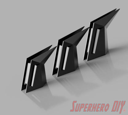 3D PRINTABLE DIGITAL STL FILE | Batman TDK Gauntlet Fins | Fins for Gauntlets - Superhero DIY