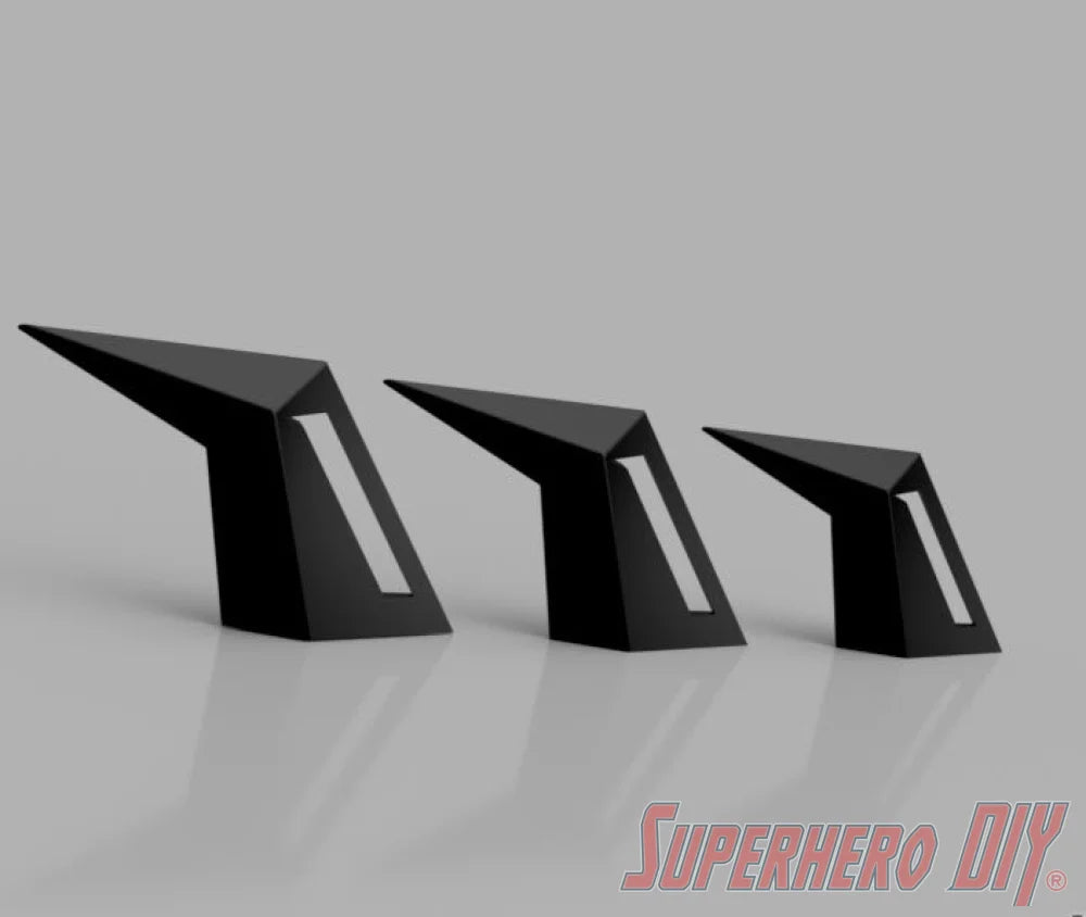 3D PRINTABLE DIGITAL STL FILE | Batman TDK Gauntlet Fins | Fins for Gauntlets - Superhero DIY