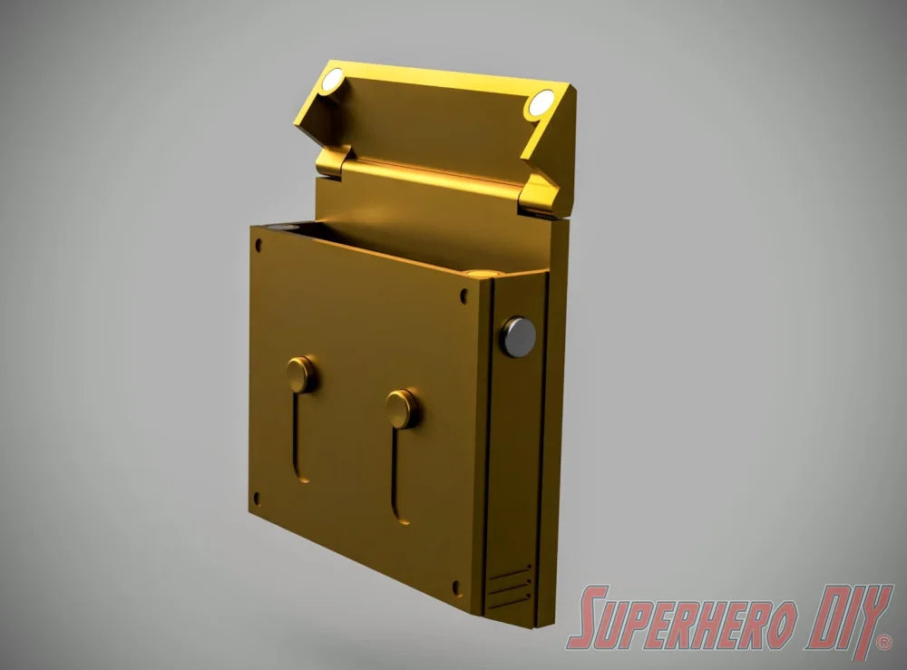3D PRINTABLE DIGITAL STL FILE | Batman TDK Utility Belt Pouch | Functional Open/Close Lid - Superhero DIY