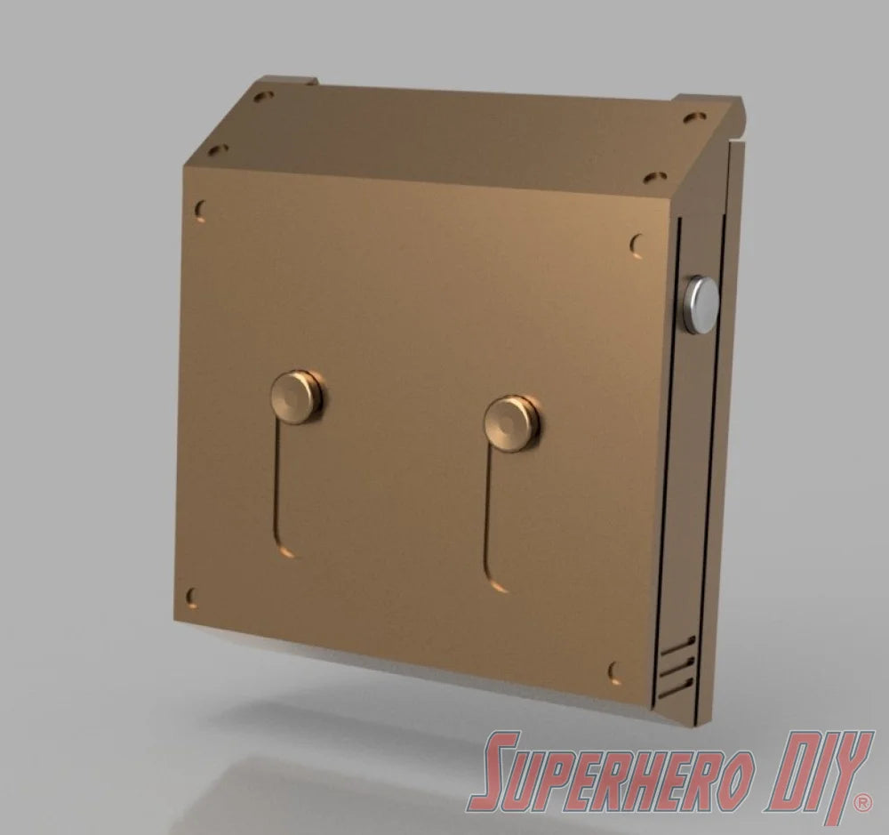 3D PRINTABLE DIGITAL STL FILE | Batman TDK Utility Belt Pouch | Functional Open/Close Lid - Superhero DIY