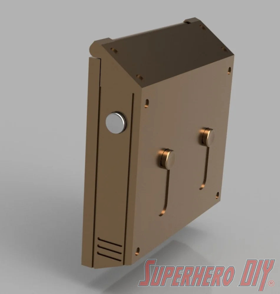 3D PRINTABLE DIGITAL STL FILE | Batman TDK Utility Belt Pouch | Functional Open/Close Lid - Superhero DIY