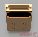 3D PRINTABLE DIGITAL STL FILE | Batman TDK Utility Belt Pouch | Functional Open/Close Lid - Superhero DIY