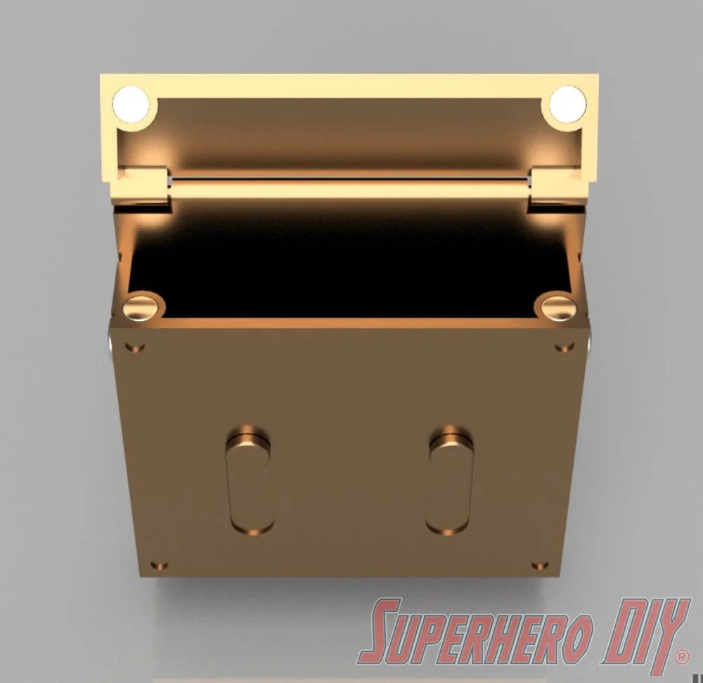 3D PRINTABLE DIGITAL STL FILE | Batman TDK Utility Belt Pouch | Functional Open/Close Lid - Superhero DIY