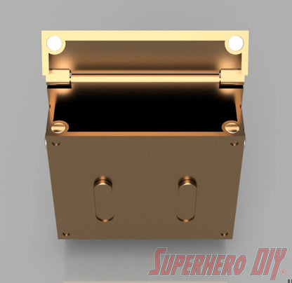 3D PRINTABLE DIGITAL STL FILE | Batman TDK Utility Belt Pouch | Functional Open/Close Lid - Superhero DIY