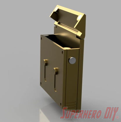 3D PRINTABLE DIGITAL STL FILE | Batman TDK Utility Belt Pouch | Functional Open/Close Lid - Superhero DIY