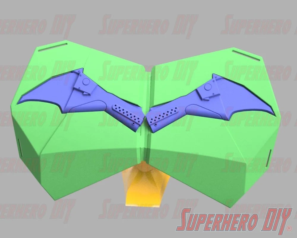 3D PRINTABLE Digital STL File | The Batman 2022 Chest Armor for Cosplay or Display | Magnetic Chest Logo for 2022 Batman costume - Superhero DIY