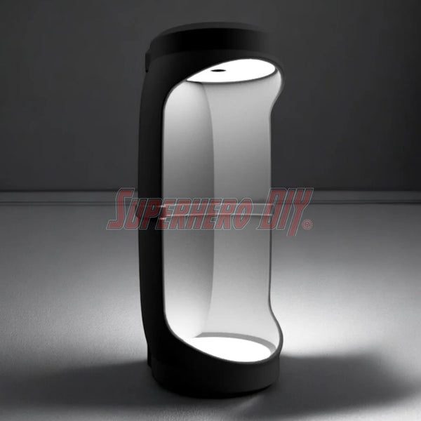 3D-printable Hero Pod STL file display stand, sleek high-tech design for enhancing figure collections.