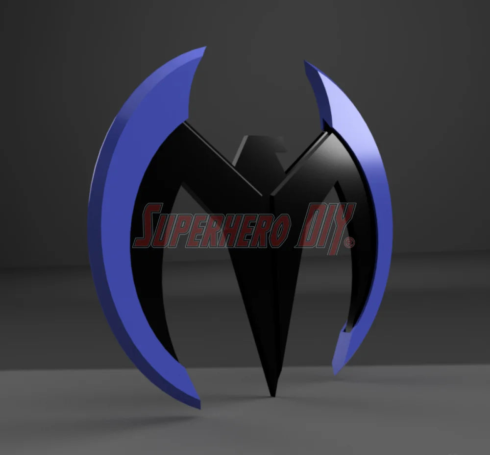 Night Bird Guy Wing Throwie Thing / Wingalingding / Bird logo - Superhero DIY