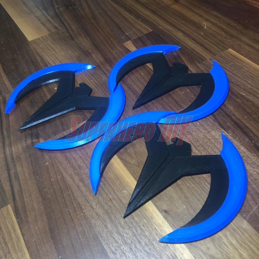 Night Bird Guy Wing Throwie Thing / Wingalingding / Bird logo - Superhero DIY