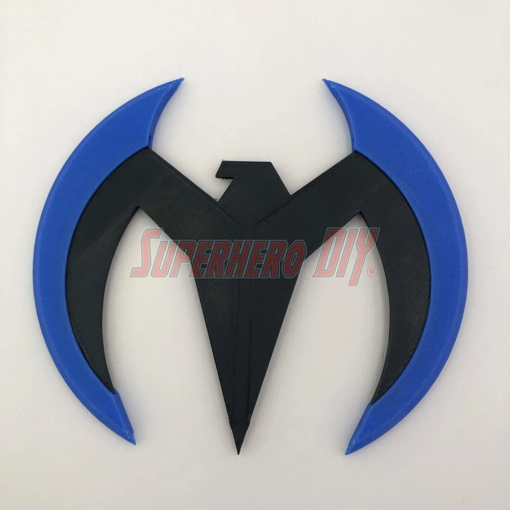 Night Bird Guy Wing Throwie Thing / Wingalingding / Bird logo - Superhero DIY