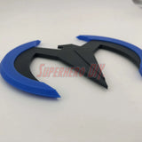 Night Bird Guy Wing Throwie Thing / Wingalingding / Bird logo - Superhero DIY