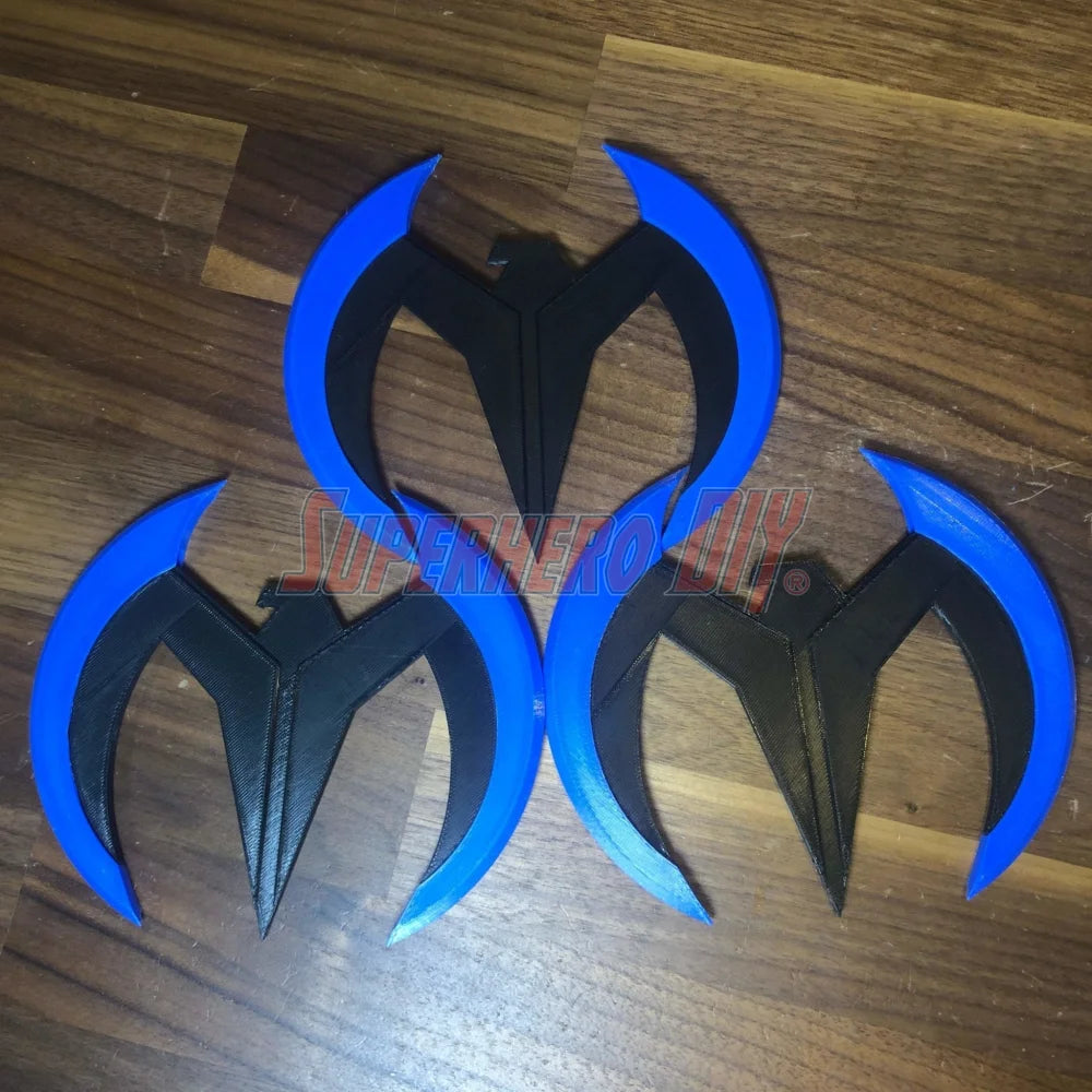 Night Bird Guy Wing Throwie Thing / Wingalingding / Bird logo - Superhero DIY