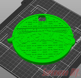3D-PRINTABLE TMNT Sewer Cover for 1/4 scale figure stand DIGITAL STL FILE | Great for NECA 16" Turtles - Superhero DIY