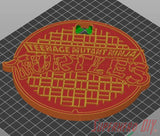 3D-PRINTABLE TMNT Sewer Cover for 1/4 scale figure stand DIGITAL STL FILE | Great for NECA 16" Turtles - Superhero DIY