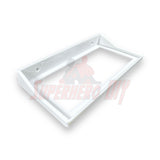 Floating shelf for Funko Pop 3-pack, white wall mount designed for 9" x 4.25" boxes.