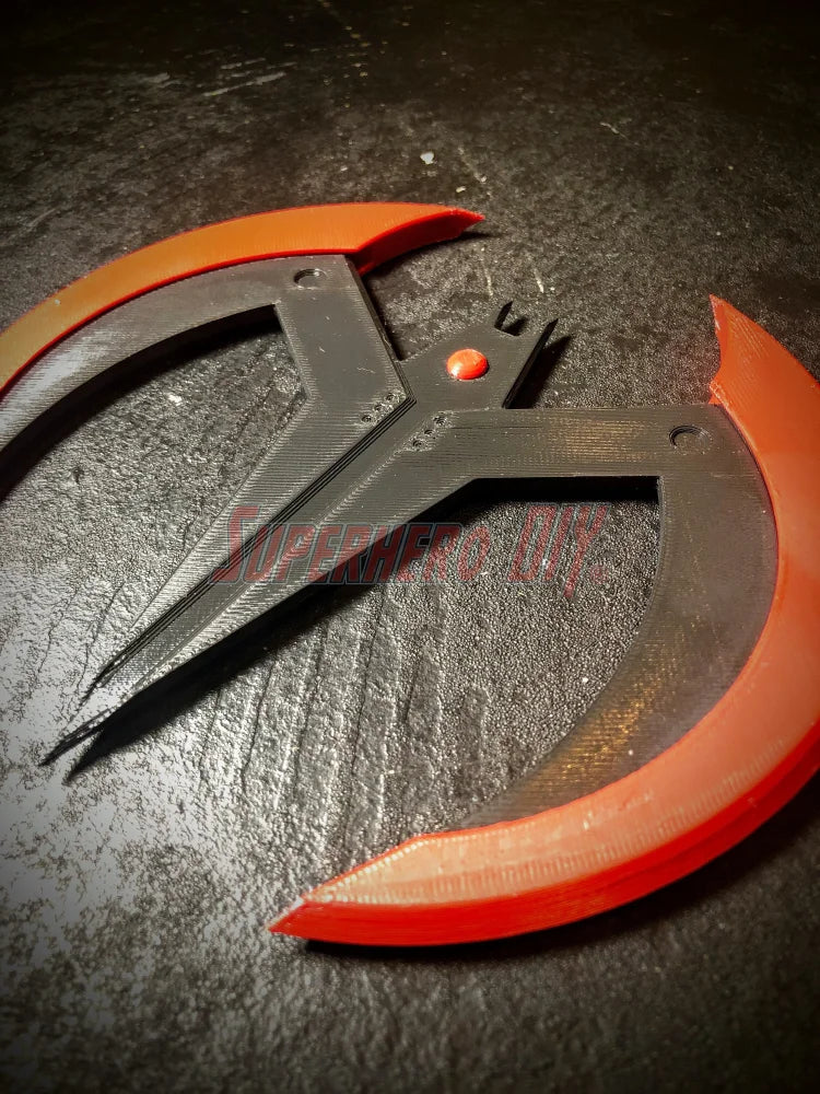 3D-printable Beyond Batarang STL file, digital download for future night bat guy fan projects, cosplay, and display props.