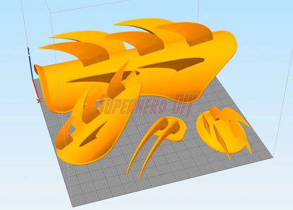 3D PRINTABLE Digital STL Files | Shredder 1990 TMNT | Whole Set! - Superhero DIY