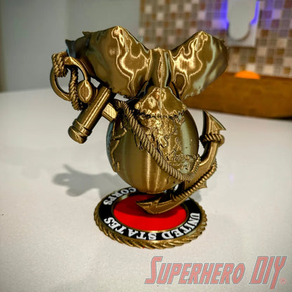 3D USMC Eagle, Globe, and Anchor | Marine Corps Logo Display - Superhero DIY