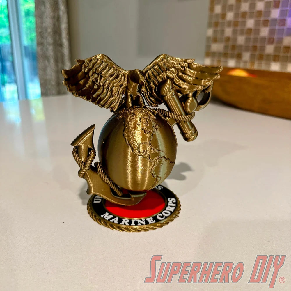 3D USMC Eagle, Globe, and Anchor | Marine Corps Logo Display - Superhero DIY