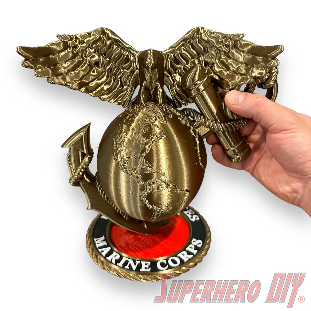 3D USMC Eagle, Globe, and Anchor | Marine Corps Logo Display - Superhero DIY