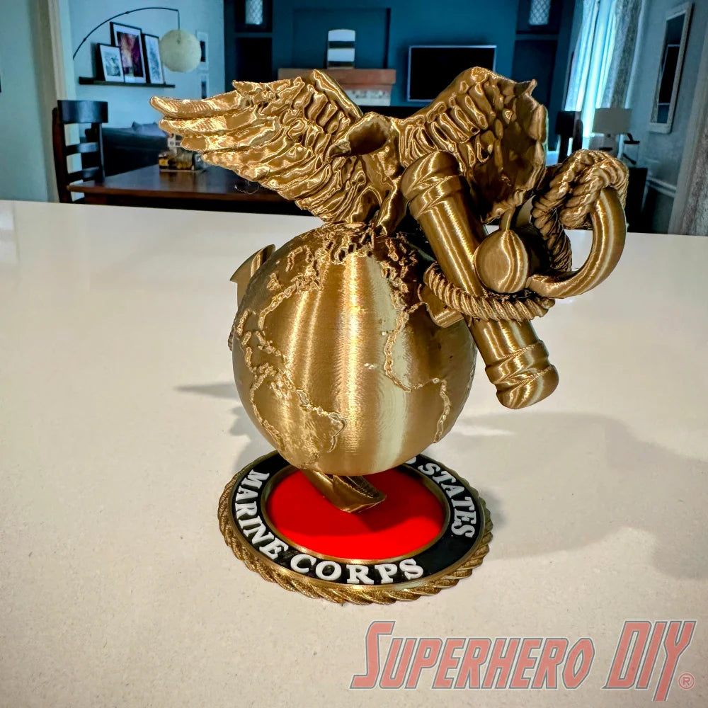 3D USMC Eagle, Globe, and Anchor | Marine Corps Logo Display - Superhero DIY