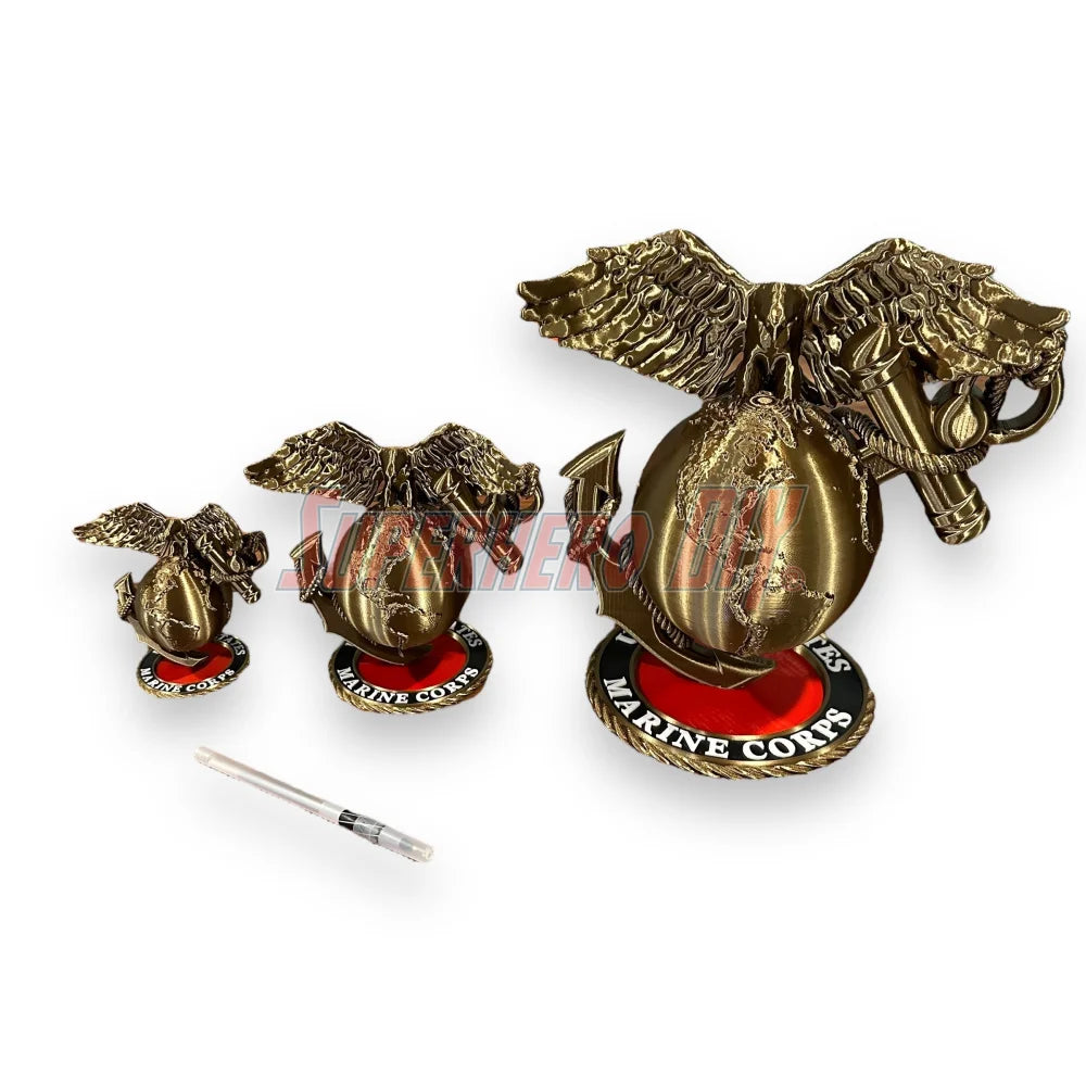 3D USMC Eagle, Globe, and Anchor | Marine Corps Logo Display - Superhero DIY
