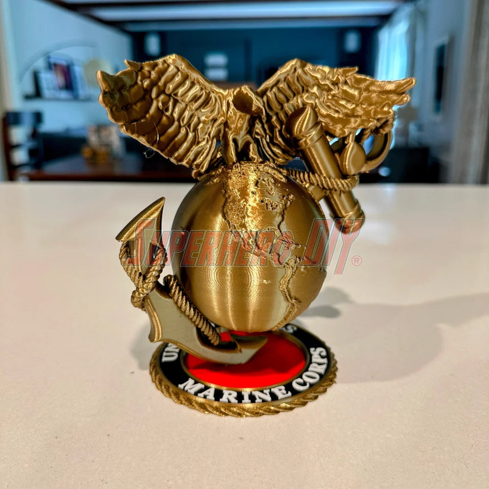 3D USMC Eagle, Globe, and Anchor | Marine Corps Logo Display - Superhero DIY