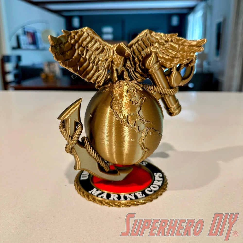 3D USMC Eagle, Globe, and Anchor | Marine Corps Logo Display - Superhero DIY