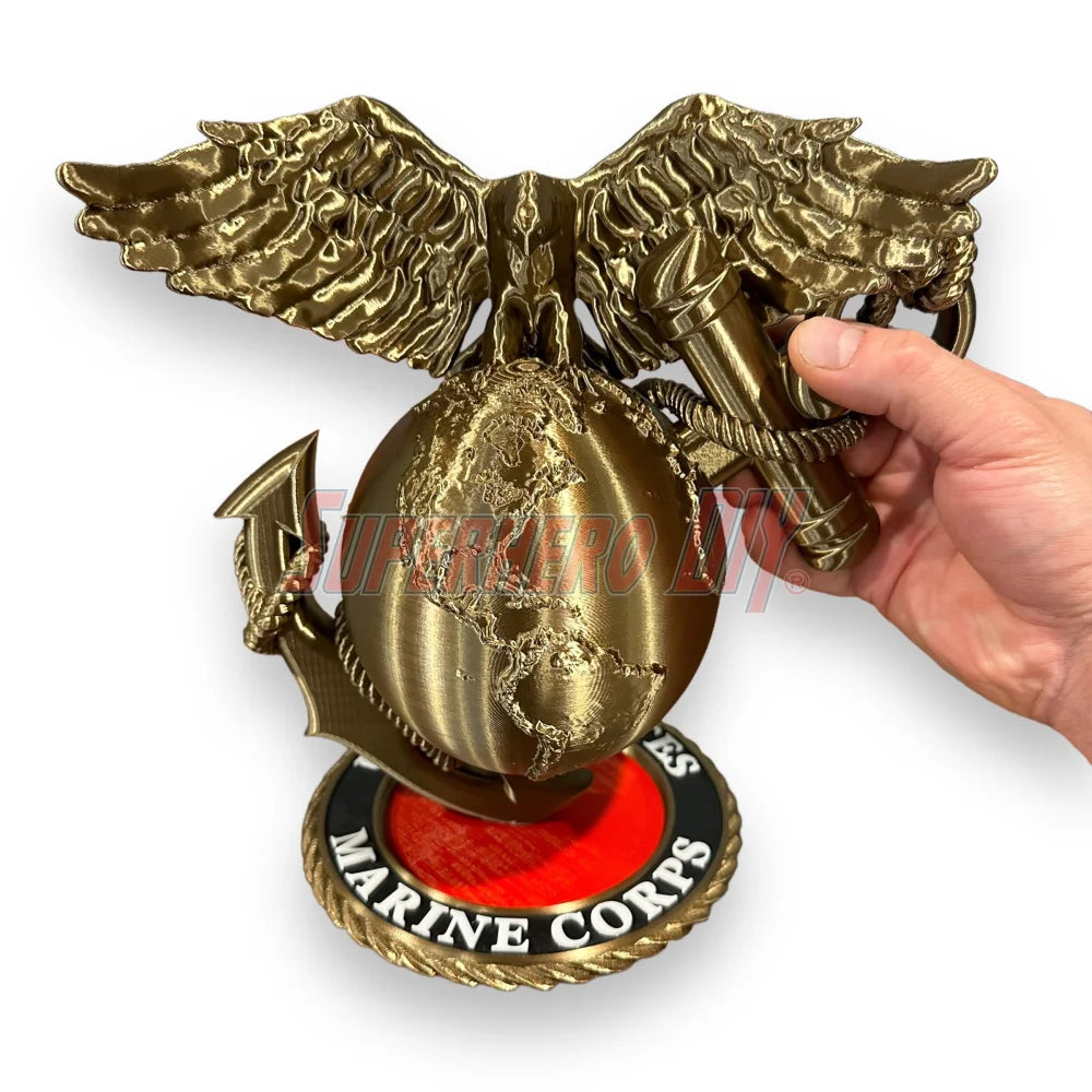 3D USMC Eagle, Globe, and Anchor | Marine Corps Logo Display - Superhero DIY