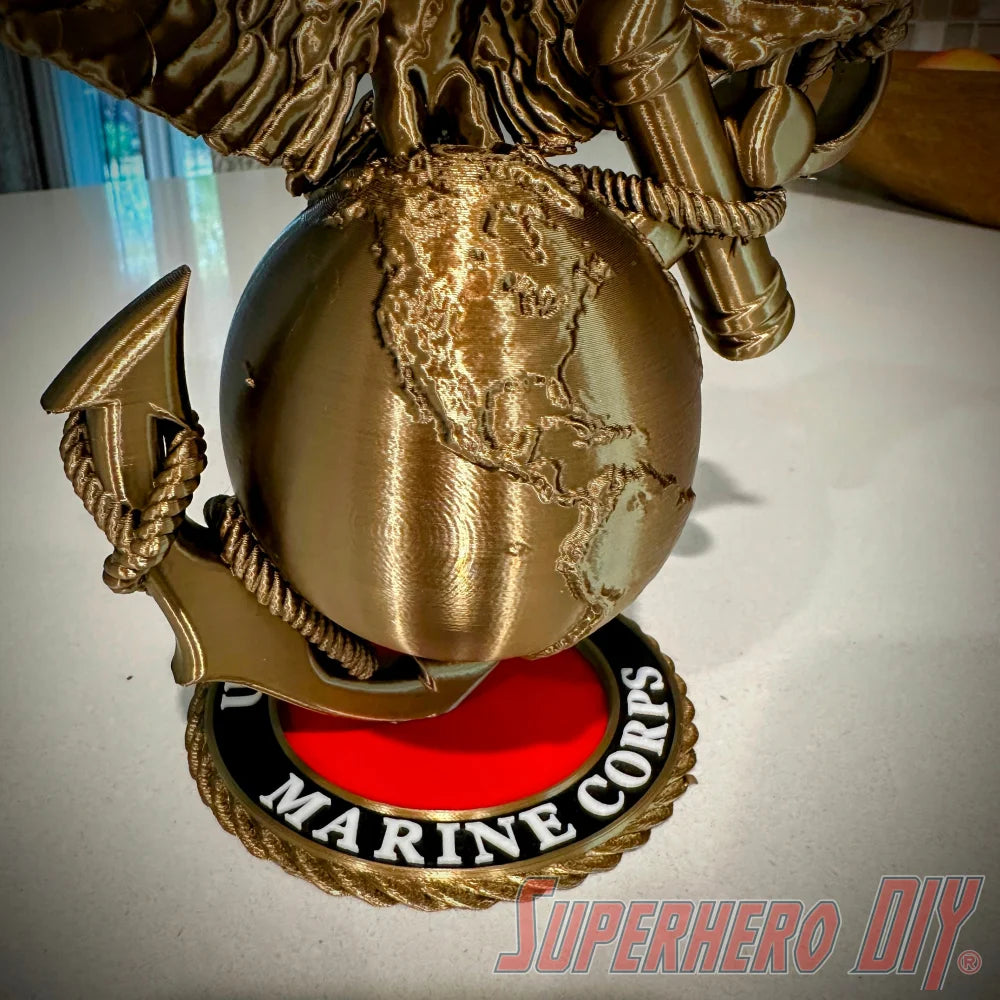 3D USMC Eagle, Globe, and Anchor | Marine Corps Logo Display - Superhero DIY