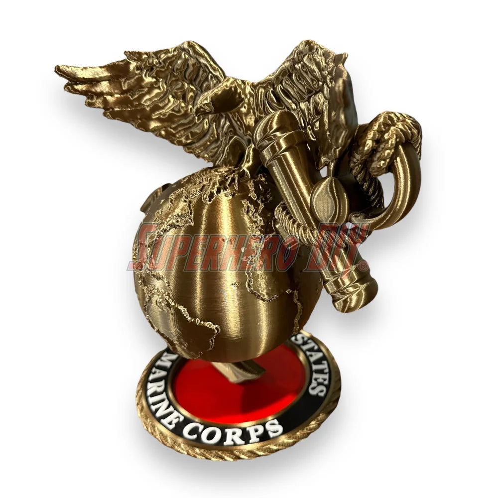 3D USMC Eagle, Globe, and Anchor | Marine Corps Logo Display - Superhero DIY