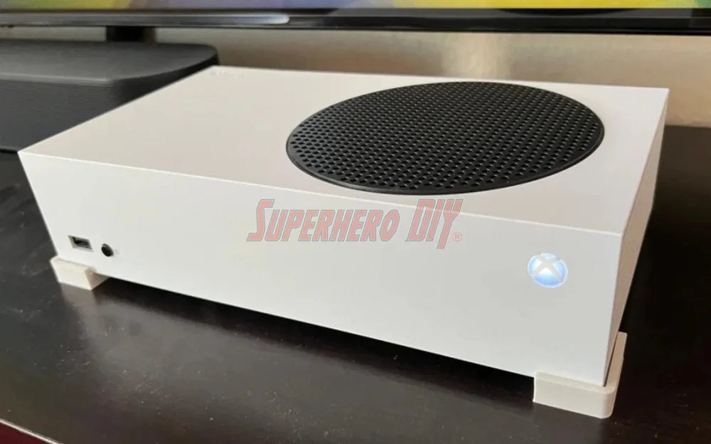 XBOX RISER STAND 4PK4-PACK Riser Feet for XBox Series S | Keep your new XBOX Series S cool with these riser stands! Airflow feet for XBOX - Superhero DIY