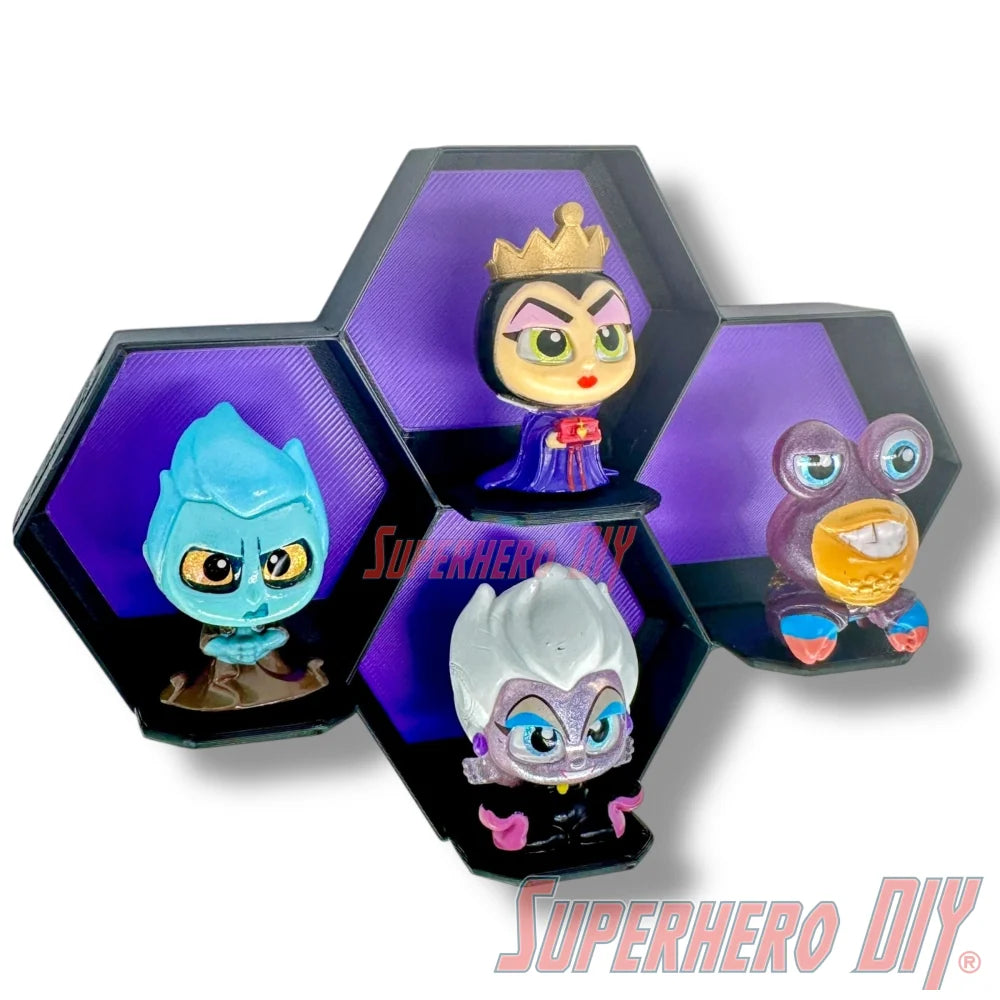 4-CELL Honeycomb Wall Display for Disney Doorables - Superhero DIY