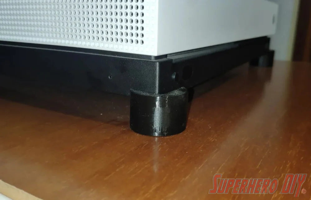 4-PACK Riser Feet for XBox One or Xbox One S | Keep your XBOX One cool with these riser stands! | Airflow feet for XBOX - Superhero DIY