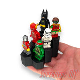 6-Level Hexagon Display Riser for LEGO® Minifigures - Superhero DIY