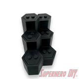 6-Level Hexagon Display Riser for LEGO® Minifigures - Superhero DIY