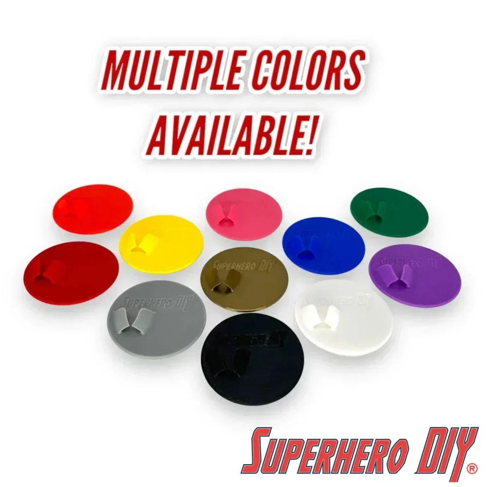 7-CELL Honeycomb Wall Display for LEGO® Minifigures | Organize 7 Minifigs for easy display - Superhero DIY