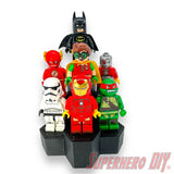 7-Level Honeycomb Display Riser for LEGO® Minifigures - Superhero DIY